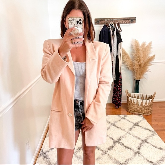 Michael Kors Collection Oversized Cashmere Blazer Jacket S - Picture 4 of 11